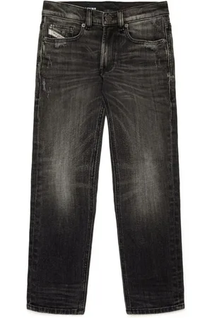 Diesel Halbhohe 2010 Straight-Leg-Jeans