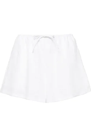 Reformation Zoey Leinenshorts mit Kordelzug