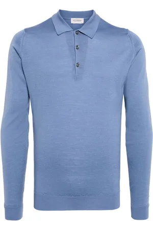 JOHN SMEDLEY Langärmeliges Poloshirt