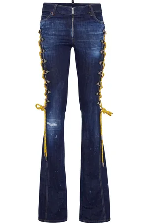 Dsquared2 Schlagjeans mit Schnürung