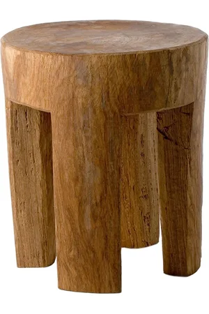 POLSPOTTEN Runder Hocker aus Holz