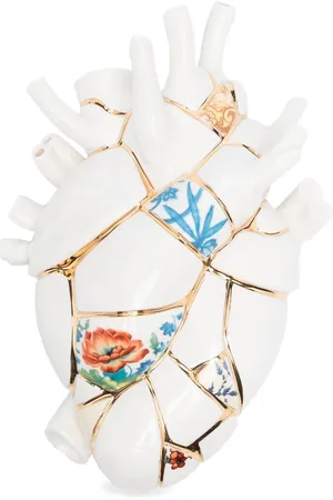 SELETTI X Marcantonio Raimondi Malerba Love In Bloom Kintsugi Porzellanherz