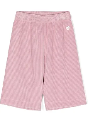 MONNALISA Hose aus Cord mit Logo-Schild