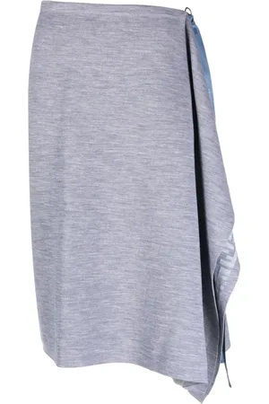 Fendi Asymmetrischer Wickelrock