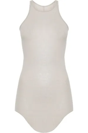 Rick Owens Geripptes Tanktop