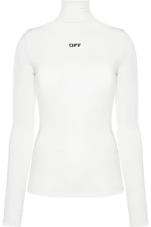 OFF-WHITE Enges Oberteil mit Logo-Print