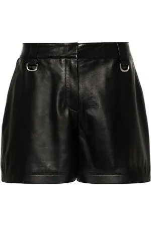 OFF-WHITE Ledershorts mit hohem Bund