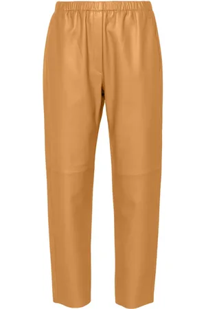 FORTE FORTE Tapered-Hose aus Leder