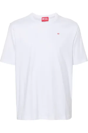 Diesel T-Shirt mit Logo-Stickerei