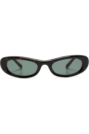 CHIMI Ovale Sonnenbrille in Schildpattoptik