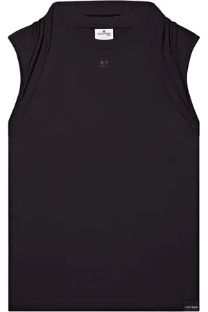 Courrèges Drapiertes Trägershirt