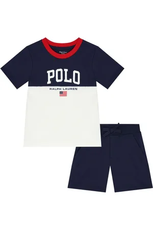 Ralph Lauren Set aus T-Shirt und Shorts mit Logo