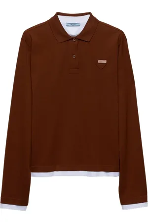 Prada Poloshirt mit Logo