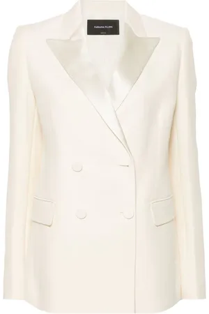 Fabiana Filippi Doppelreihiger Blazer aus Krepp