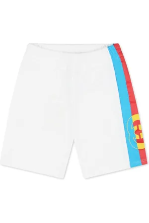 Gucci Jersey-Shorts mit Webstreifen