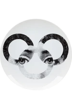 FORNASETTI Wandteller mit Ring-Print