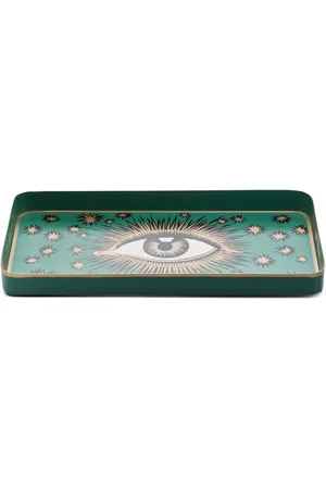 Les-Ottomans Tablett mit Augen-Print