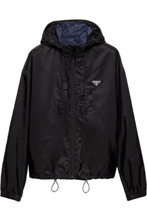 Prada Kapuzenjacke aus Re-Nylon