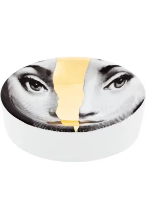 FORNASETTI Aschenbecher mit Gesichtsmotiv