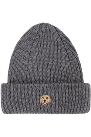 PELO FOUNDATION Beanie mit Hundeapplikation