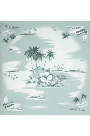 Maison Kitsuné Schal mit Insel-Print