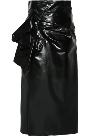 Maison Margiela Beschichteter Midirock