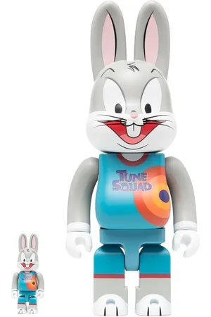 MEDICOM TOY X Space Jam Rabbrick Bugs Bunny BE@RBRICK 100% und 400% Figuren-Set