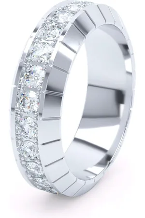 LOEV 18kt Weißgoldohrring mit Diamanten