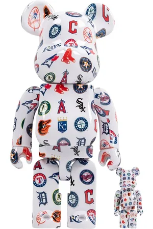 MEDICOM TOY X MLB American League BE@RBRICK 100% und 400% Figuren-Set