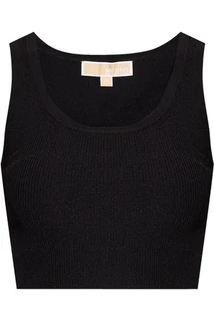 Michael Kors Fein geripptes Cropped-Tanktop