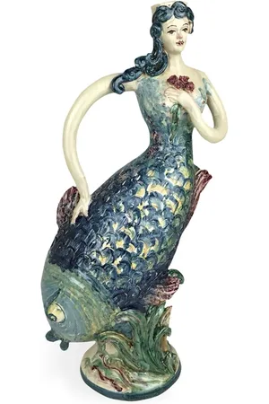 Les-Ottomans Siren Vase aus Porzellan