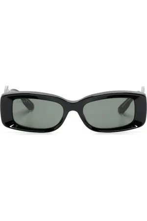 Gucci Eckige Sonnenbrille mit bedruckten Gläsern
