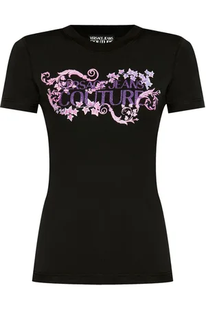 VERSACE Logo-print T-shirt