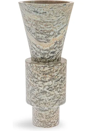 GARDECO Totem 6 Vase aus Stein