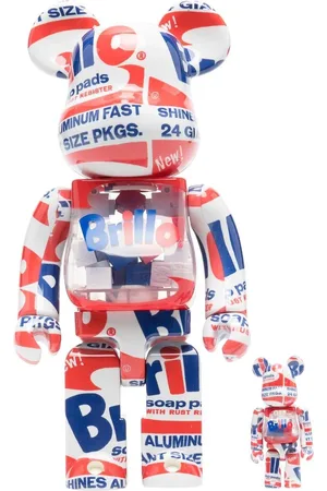 MEDICOM TOY X Andy Warhol Brillo BE@RBRICK Figuren-Set