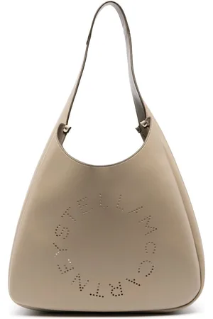 Stella McCartney Shopper mit perforiertem Logo