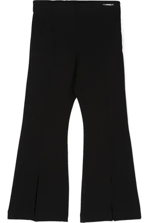 Twin-Set Slit-ankles flared trousers