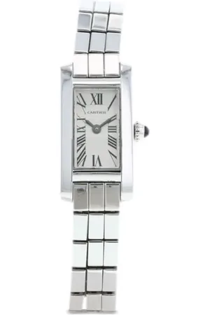 Cartier 1990 Pre-owned Tank Americaine Armbanduhr 14mm