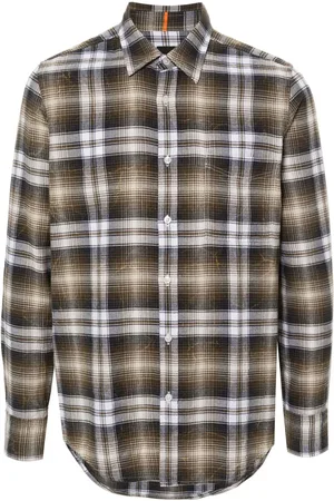 HUGO BOSS Kariertes Flanellhemd