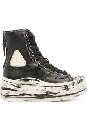R13 Kurt Sneakers im Used-Look