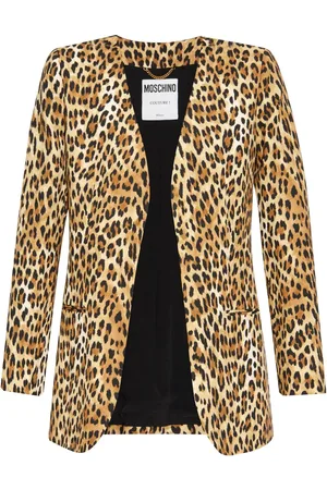 Moschino Blazer mit Leoparden-Print