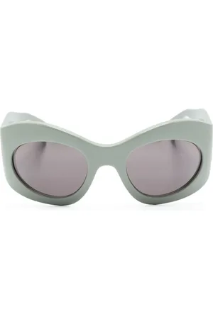 Gucci Sonnenbrille mit ovalem Gestell