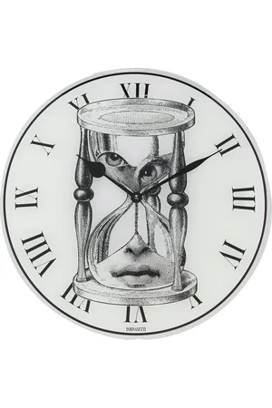 FORNASETTI Runde Wanduhr mit Gesicht