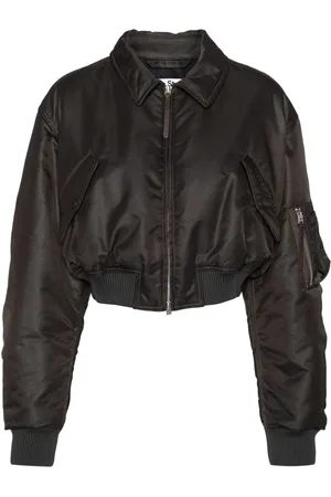 Acne Studios Gefütterte Cropped-Bomberjacke