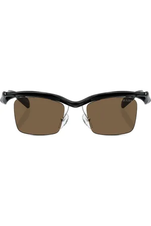 Prada Eckige PR A15S Sonnenbrille