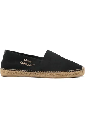 Saint Laurent Espadrilles mit Logo-Stickerei