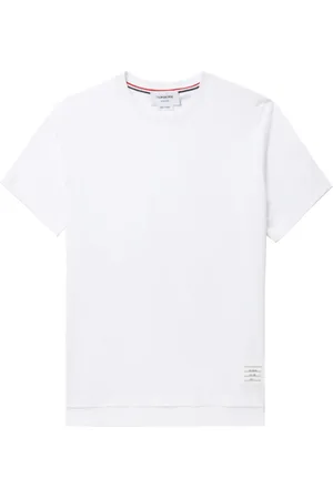 Thom Browne Jersey-T-Shirt mit seitlichem Schlitz