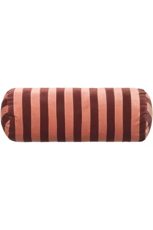CHRISTINA LUNDSTEEN Bolster Stripe Kissen aus Samt (20cm x 60cm)