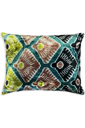 Les-Ottomans Muschelkissen aus Samt (50cm x 40cm)