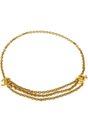 CHANEL 1990-2000 Kettengürtel mit CC